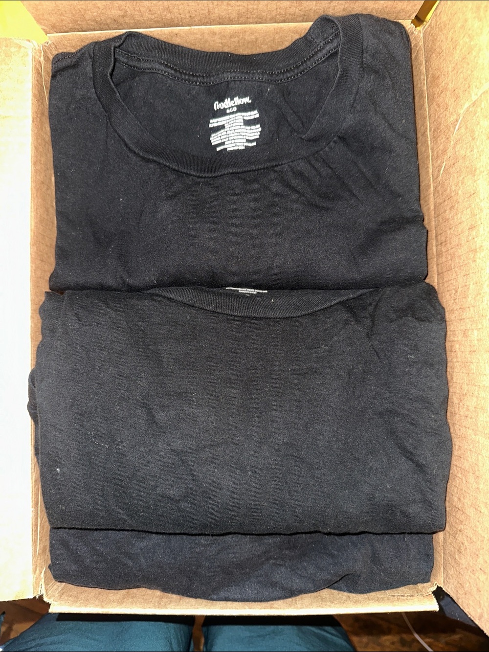 Goodfellow & Co Black Short Sleeve Crew Tee Pack